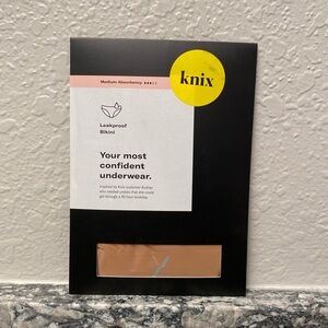 NWT Knix Leakproof Bikini Underwear in Nude